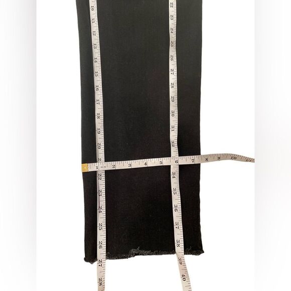 Everlane Women’s High Rise Slim Straight Ankle Jeans Size 27 Black Button Fly - Picture 13 of 14